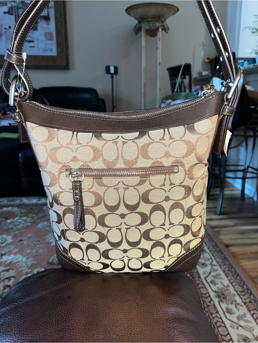 NWT Authentic Y2K Coach Bleeker Duffle Handbag 2008 Bag has never been carried
